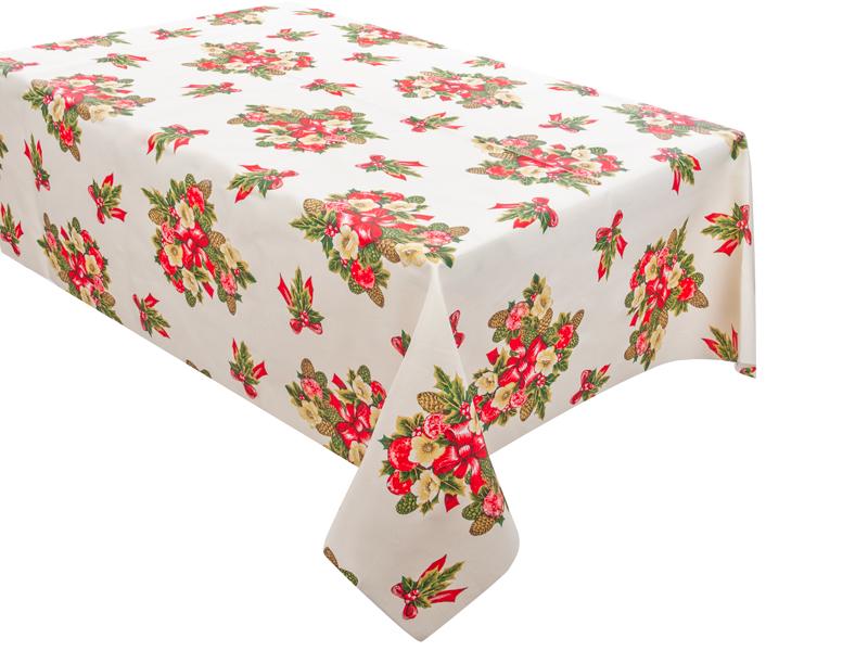 Скатерть водоотталкивающая Lefard Pinas beig 140x140 см (715-361)