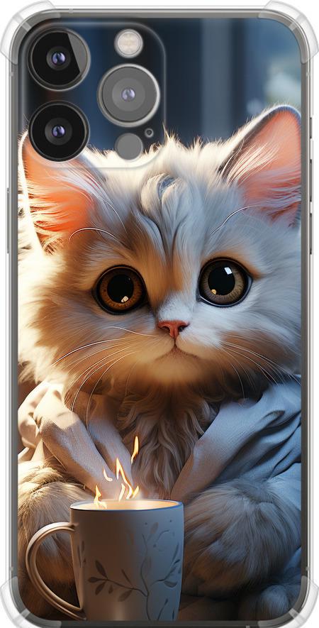 Чехол на iPhone 13 Pro Max White cat (5646sp-2371-42517) Чехол на iPhone 13 Pro Max White cat (5646sp-2371-42517)