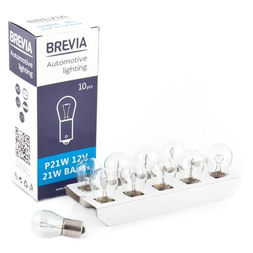 Лампа галогенна Brevia P21W 12V 21W (12301C)