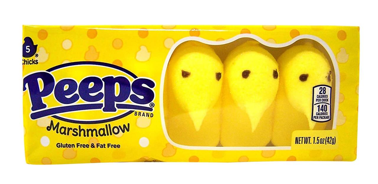 Птички из маршмеллоу Peeps Marshmallow 5 chicks 42 г Желтый (1389404286)