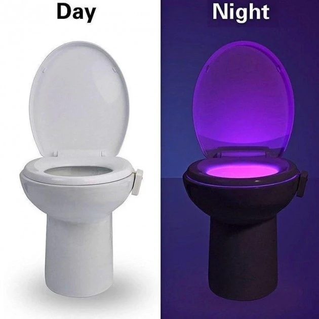 Підсвітка для унітазу TOILET Light Bowl LED з датчиком руху і світла (17945502) - фото 6 Підсвітка для унітазу TOILET Light Bowl LED з датчиком руху і світла (17945502) - фото 6