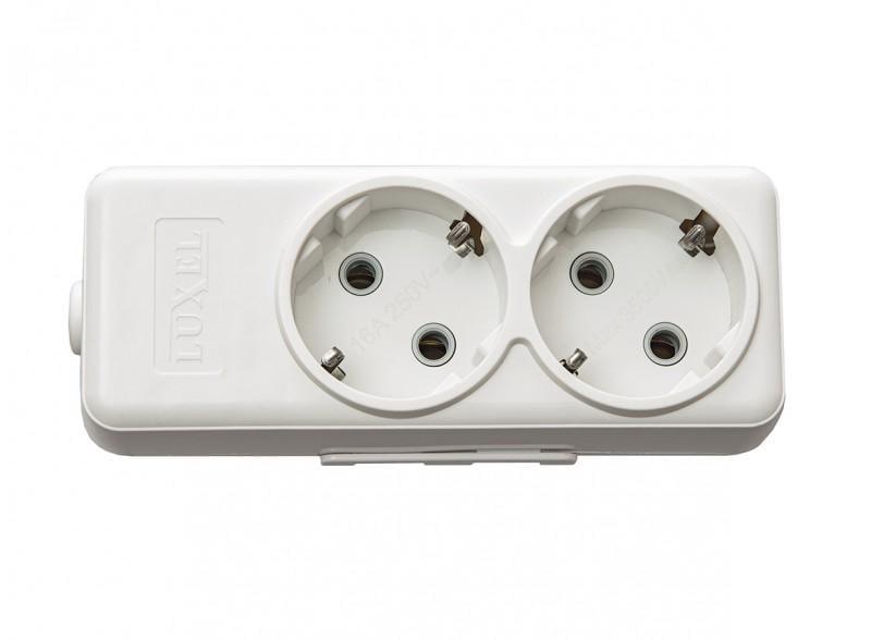 Колодка двомісна Luxel AURA з/з (7311)