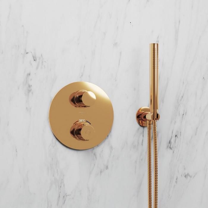 Душевой набор Steinberg Serie 100 1670 RG Розовое золото (1666999542) - фото 2 Душевой набор Steinberg Serie 100 1670 RG Розовое золото (1666999542) - фото 2