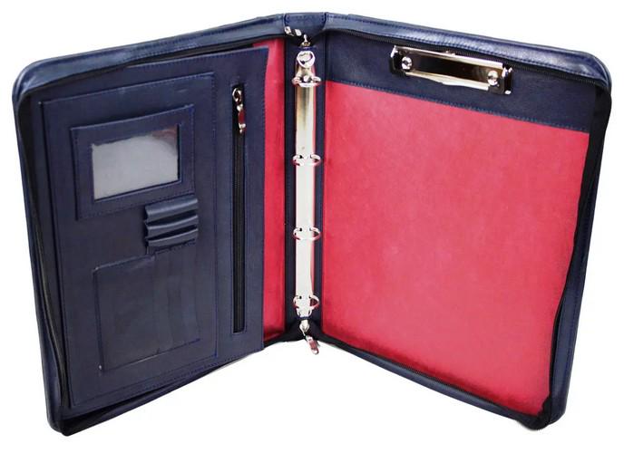 Папка кожаная для документов Portfolio (super394_Port1003 navy)