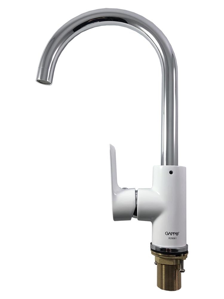 Смеситель для кухни Gappo G4048 Белый/Хром