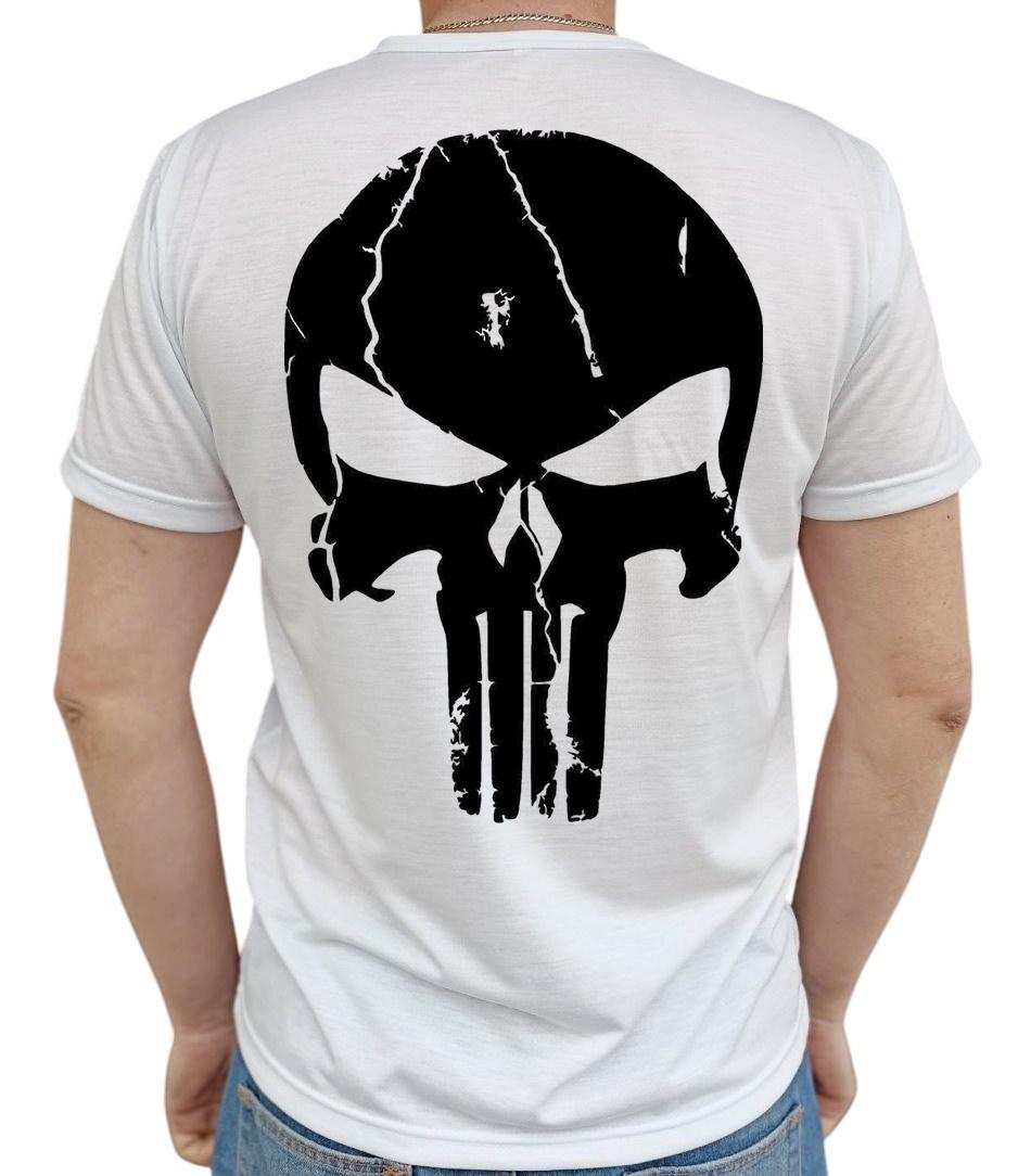 Футболка Череп Каратель 3XL Білий (136-04) - фото 2