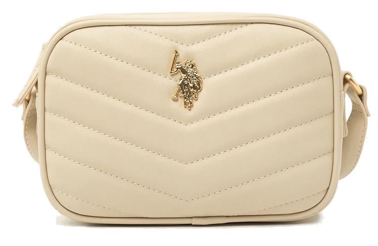 Сумка крос-боді U.S. POLO ASSN. QUILTED V Бежевий (0327)