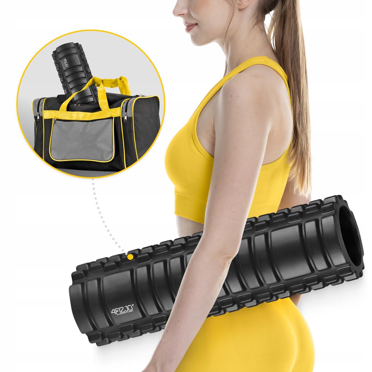 Масажний ролик 4fizjo 45x13,5 см Black (P-5907739310545) - фото 9