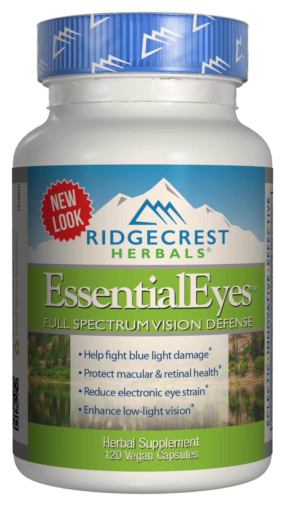Комплекс для захисту та покращення зору EssentialEyes Ridgecrest Herbals 120 гелевих капсул (RCH197) Комплекс для захисту та покращення зору EssentialEyes Ridgecrest Herbals 120 гелевих капсул (RCH197)