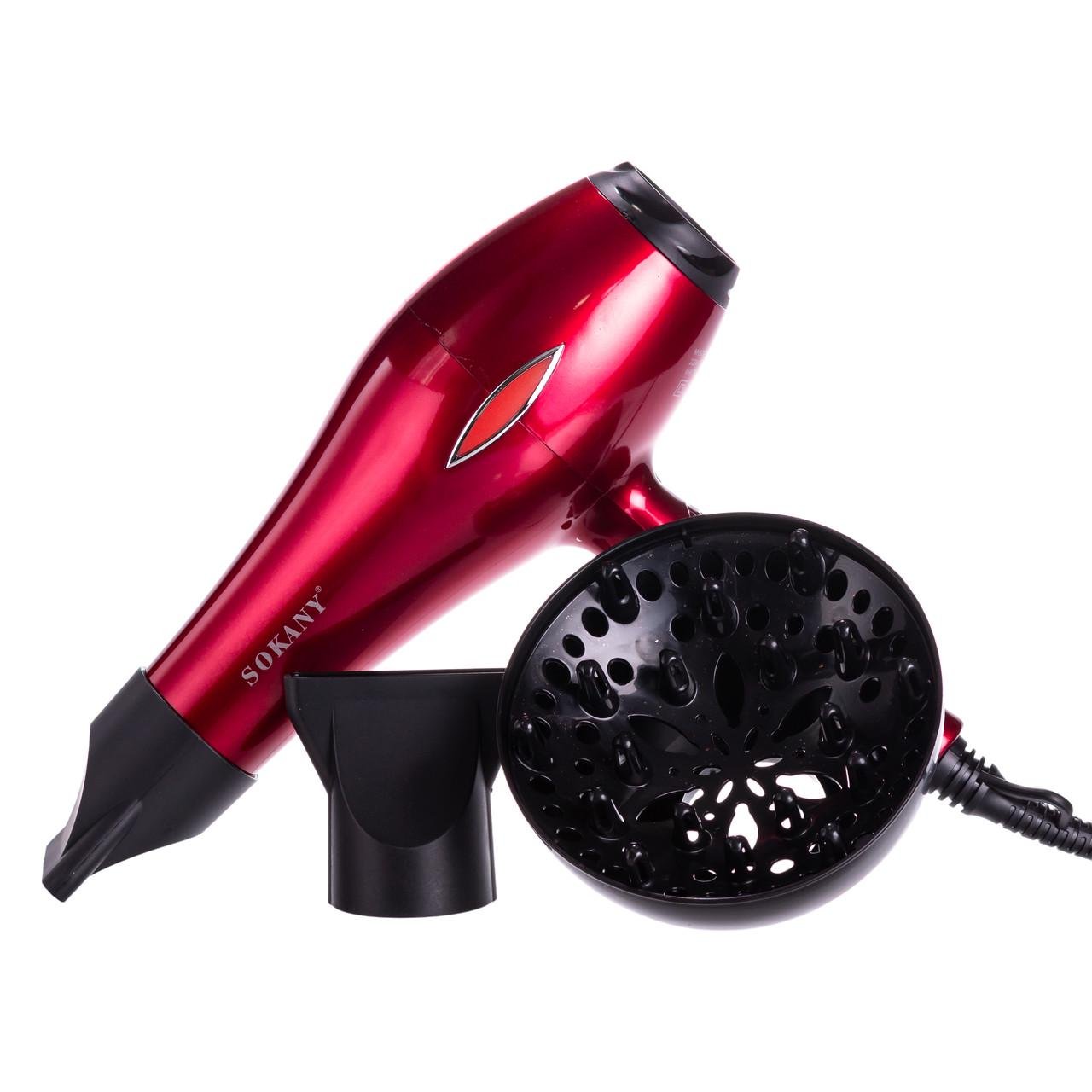 Фен для волос Sokany SK-2215 с насадками 2600 Вт (SK-2215)