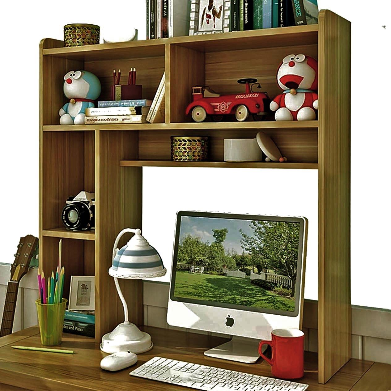 Полка-надстройка настольная из дерева Семара сиена (АКД-014905)