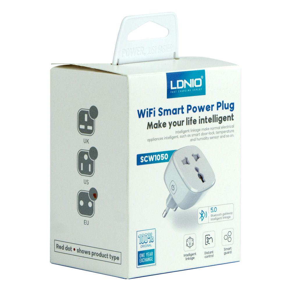 Смарт-розетка LDNIO SCW1050 WiFI Smart Power Plug - фото 2