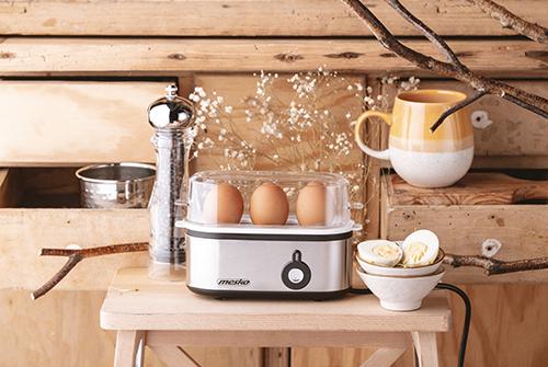 Яйцеварка автоматична Mesko MS 4485 на 3 яйця з мірною склянкою Silver (24869617) - фото 9