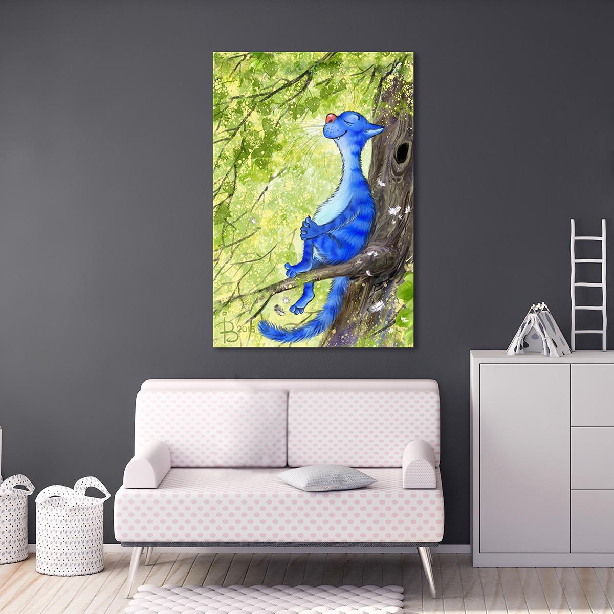 Модульная картина Наслаждение.... 1 модуль 70x105 см