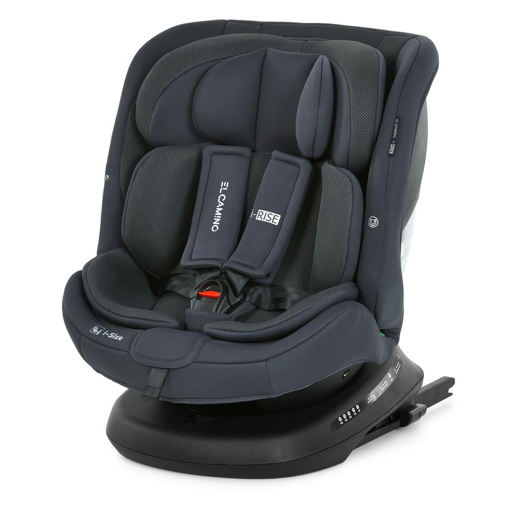 Автокрісло дитяче El Camino i-Rise ME 1207 поворотне i-Size R129 Grey (33553825)