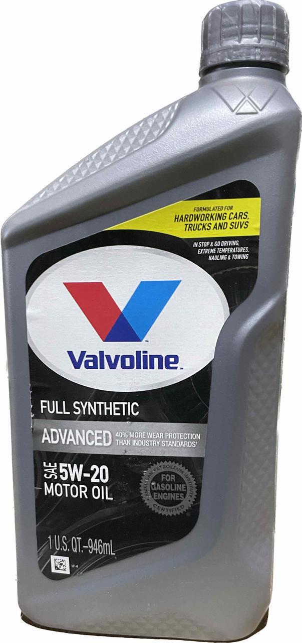 Моторное масло VALVOLINE Full Synthetic 5W-20 0,946 л (VV927)