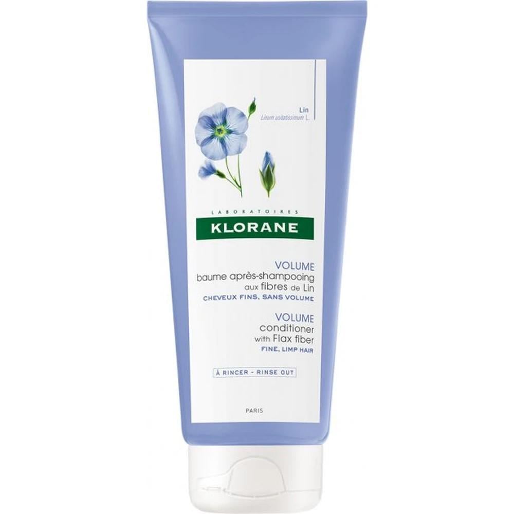 Бальзам для объема волос Klorane Conditioning Balm With Flax Fiber с волокнами льна 200 мл (28454367)