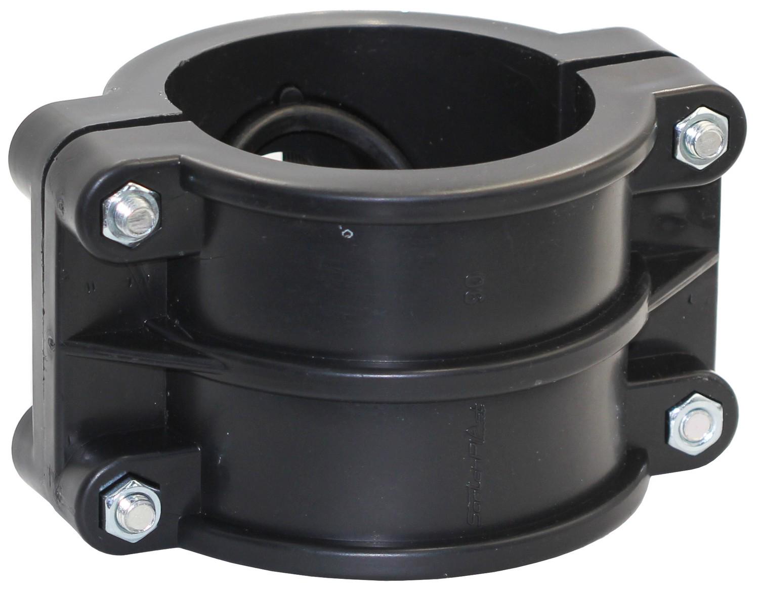 Сідлова врізка-хомут обтискний Santehplast SB90 з внутрішнім різьбленням 1" (SB901) - фото 2 Сідлова врізка-хомут обтискний Santehplast SB90 з внутрішнім різьбленням 1" (SB901) - фото 2