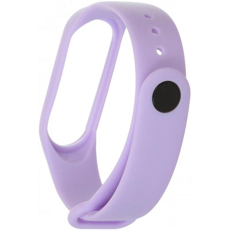 Ремінець для браслета Mi Band 3/4 Silicon Lavander (59926-0616) - фото 2