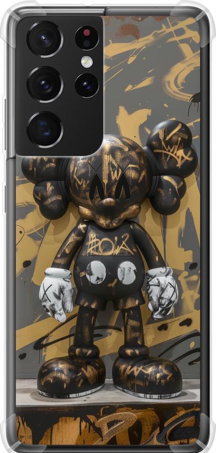 Чехол на Samsung Galaxy S21 Ultra (5G) Bronze kaws (6097sp-2116-42517)