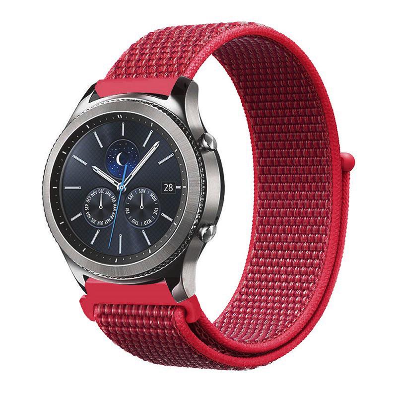 Ремінець Nylon Style BeCover для Xiaomi Amazfit Bip/Bip Lite/Bip S Lite/GTR 42 мм/GTS/TicWatch S2/TicWatch E/GTS 3/GTS 2 mini Red (705829) - фото 2