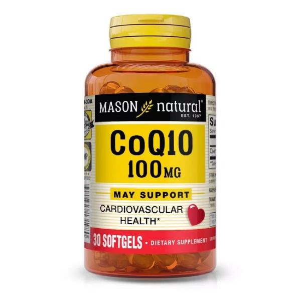 Коэнзим Mason Natural CO Q10 100 мг 30 капс. (000021083) Коэнзим Mason Natural CO Q10 100 мг 30 капс. (000021083)