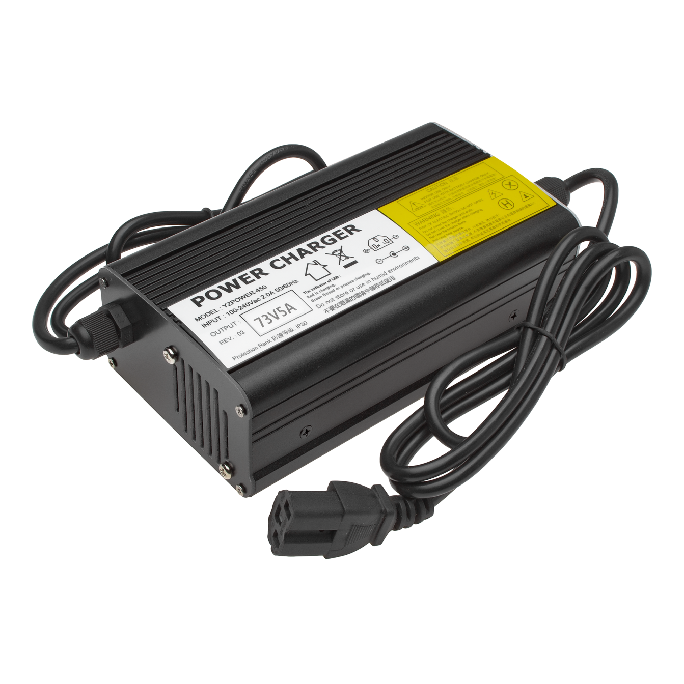 Зарядний пристрій для акумуляторів LiFePO4 60V 73V-5A-300W