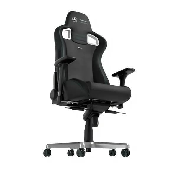 Крісло геймерське Noblechairs EPIC Mercedes-AMG Formula One екошкіра Чорний (NBL-EPC-PU-MPF)