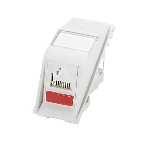 Модуль Molex Euromod MEU-00056-02 50х25/1хRJ45/UTP/6 угловой Белый (559574)