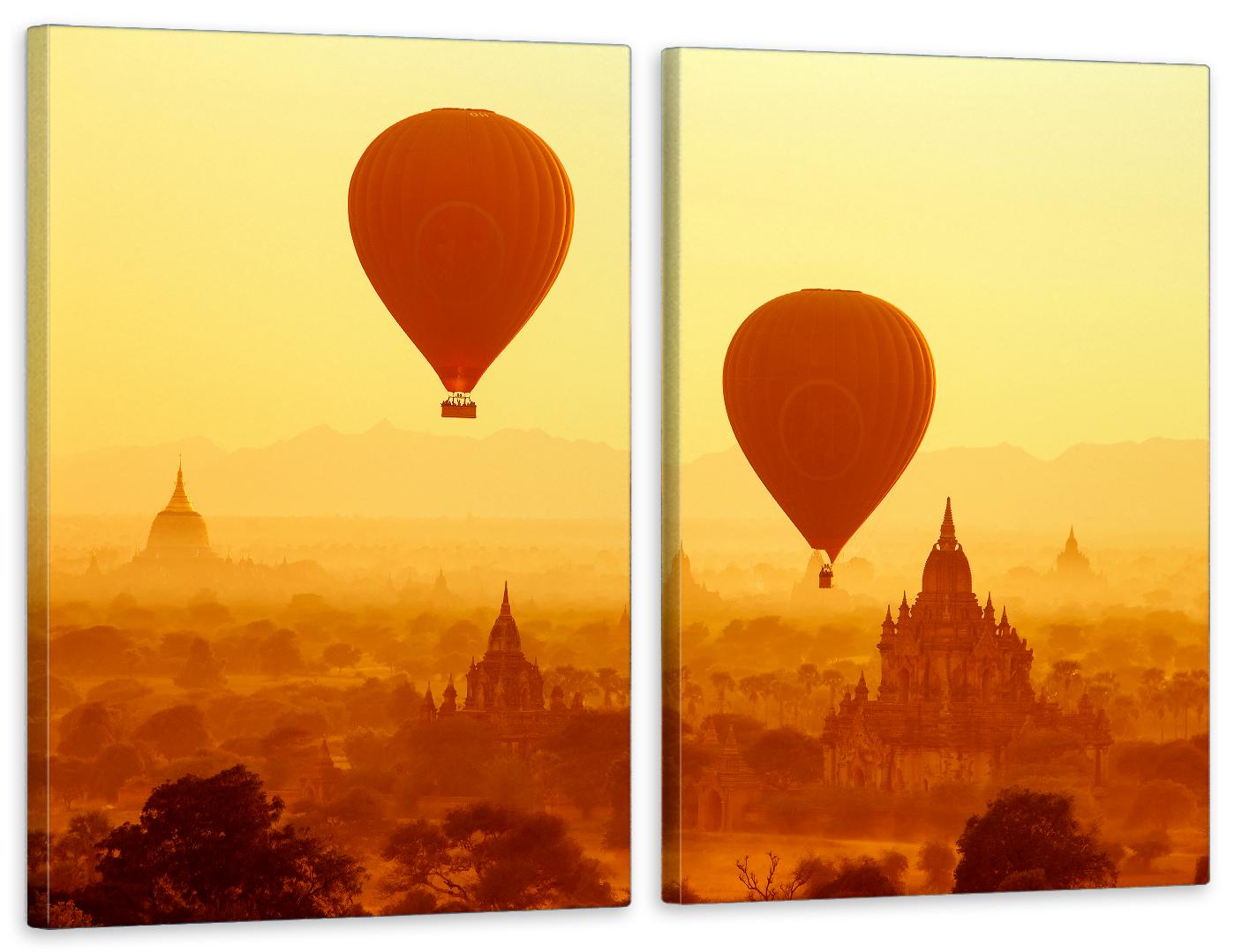 Картина модульная в гостиную/спальню Воздушные шары 50х70 см (TLV-2_095)