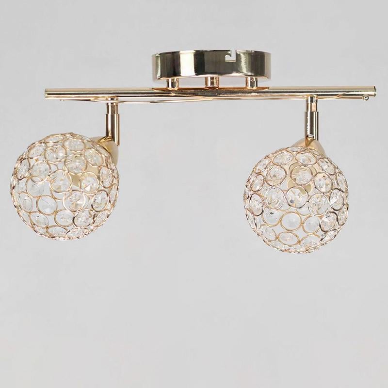 Люстра потолочная Light House NM-15156/2 FGD+FGD на две лампы Золото