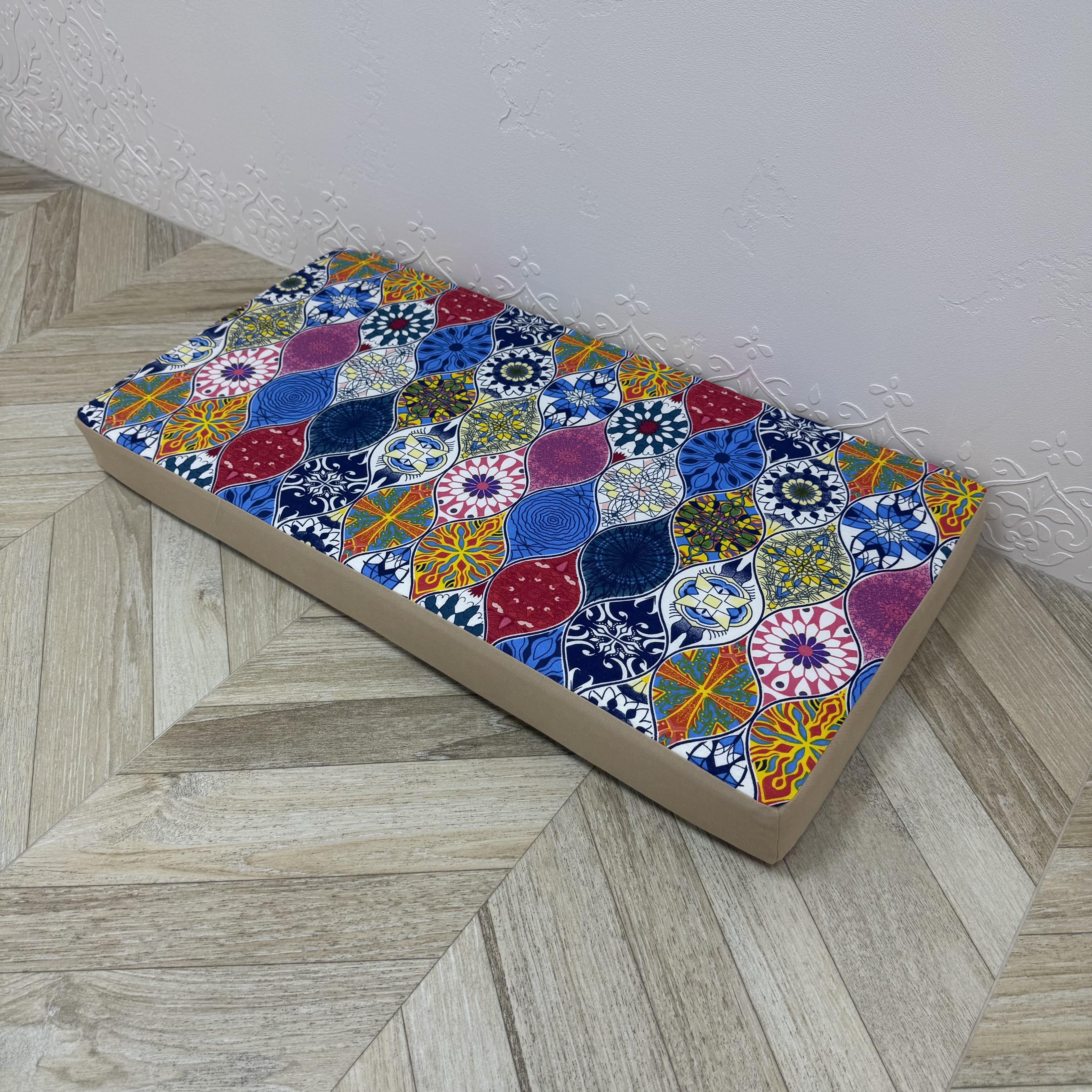 Матрас Comfort Home Turkish на подоконники/каркасы/поддоны/садовая мебель панама 120х40х5 см