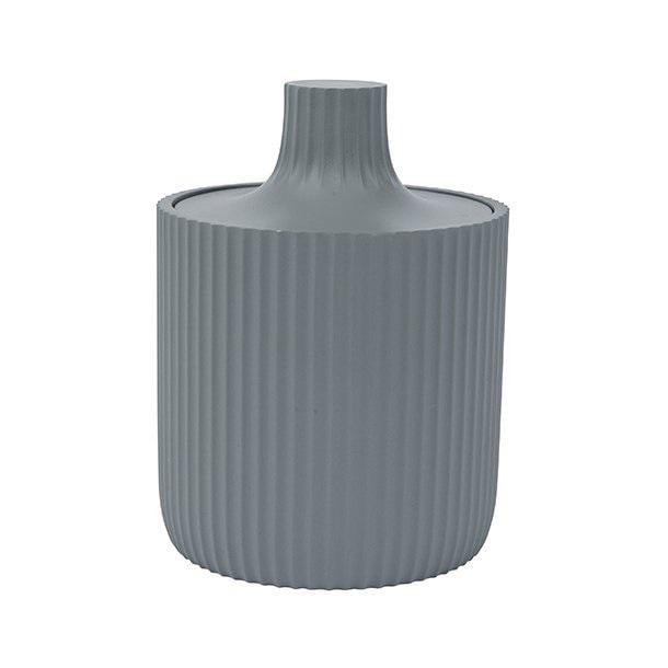 Ємність для зберігання Axentia Samos сіра полігума з кришкою d 8,5x12 см (135859)