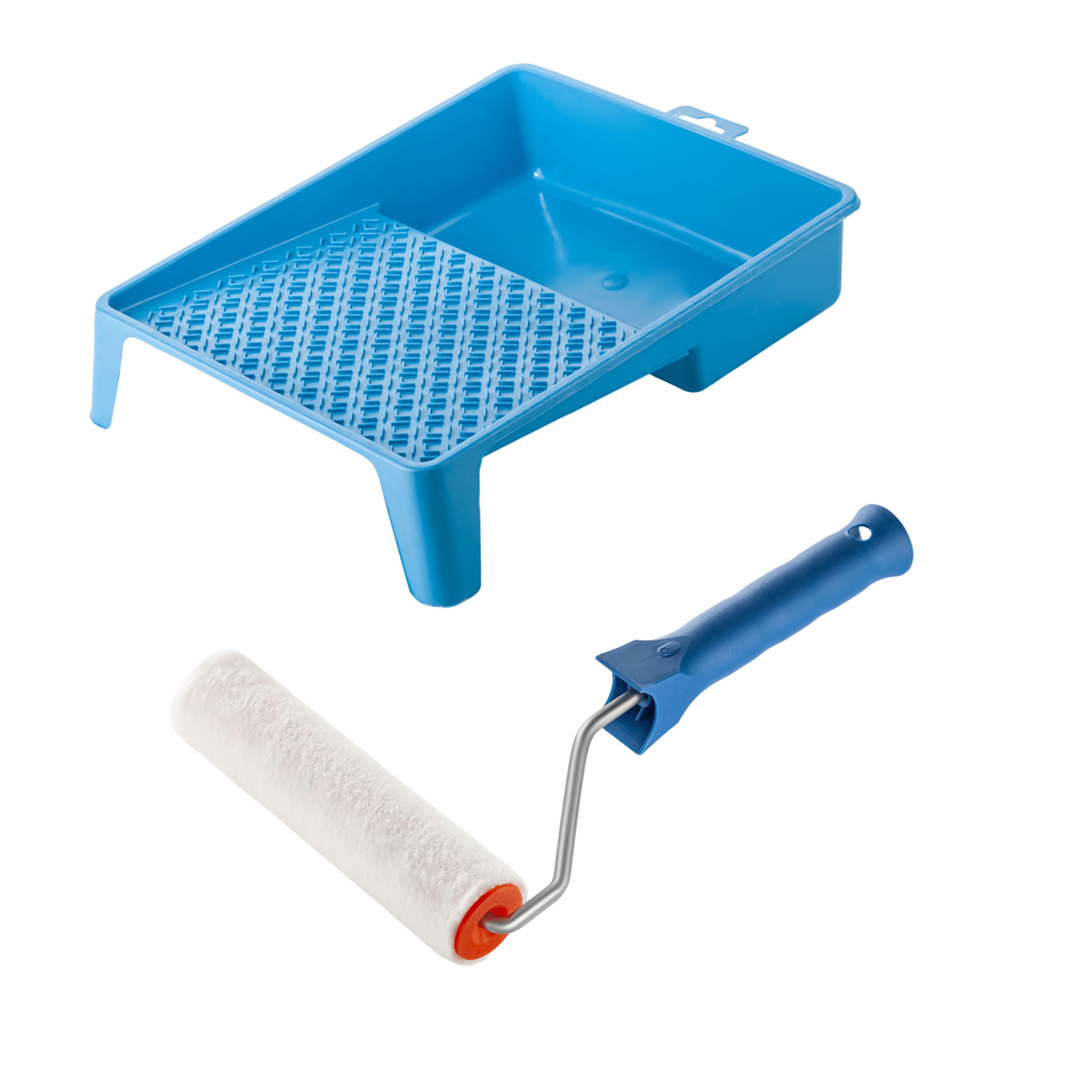 Валик Велюр 150х30 мм с ручкой и ванночкой (770-185)