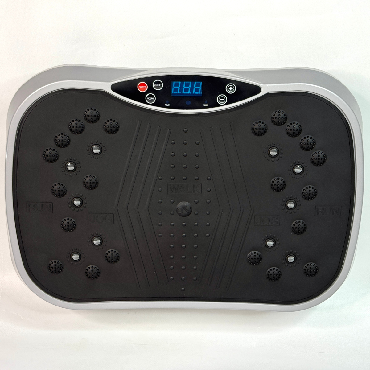 Виброплатформа для тренировок с пультом и эспандерами 120 уровней скорости Серебристый (VMM-300-Silver)