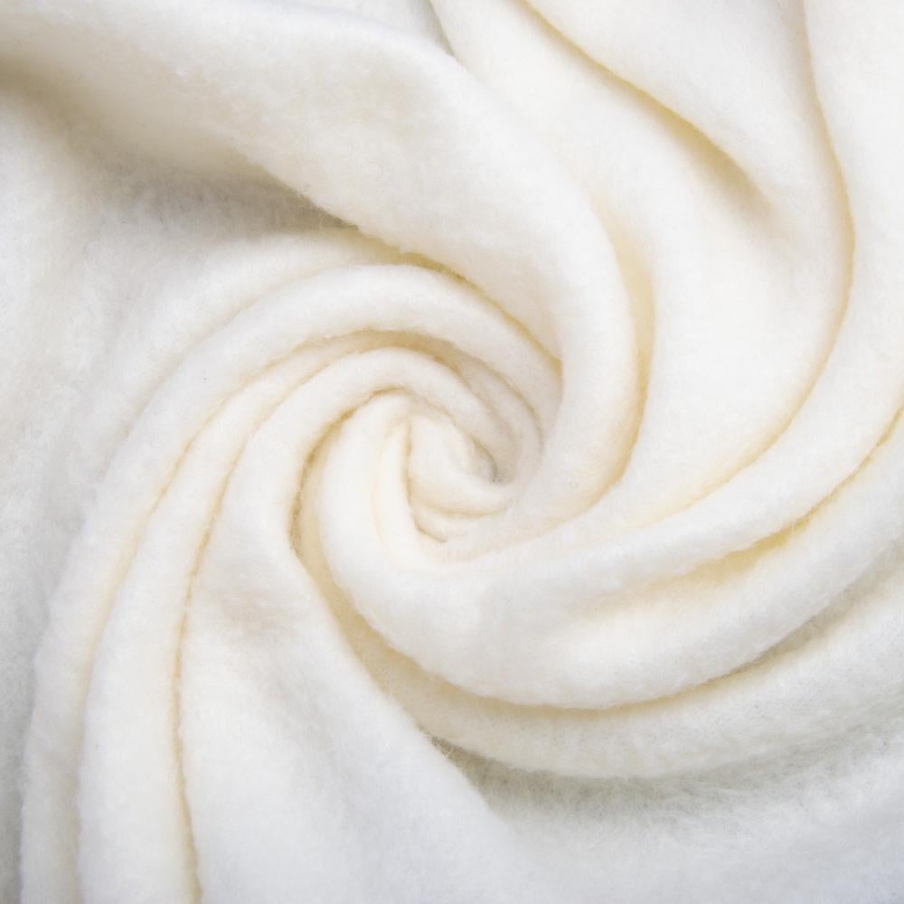 Ткань флис однотонная Крем (24495)