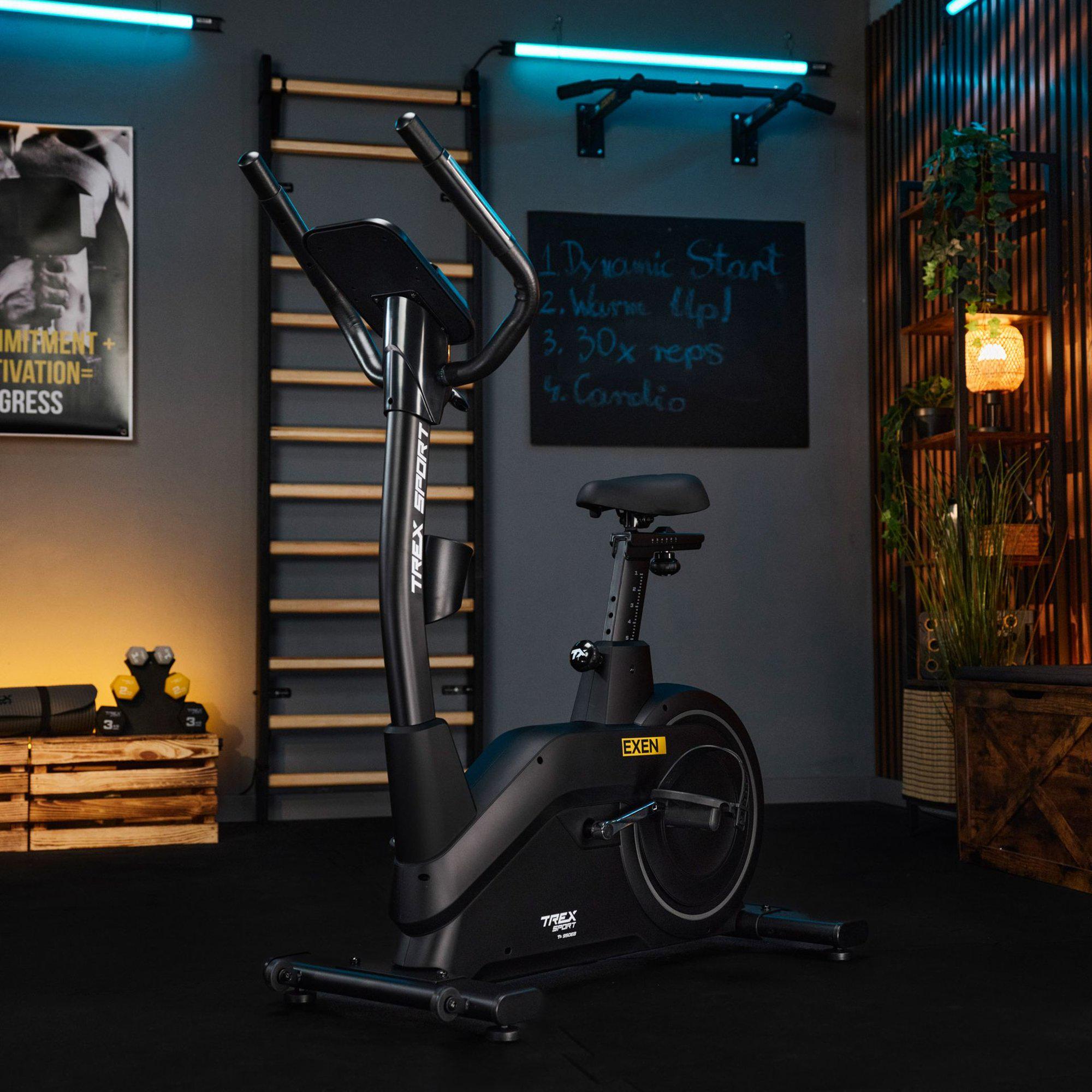 Велотренажер TREX Sport TX-950EB Exen електромагнітний Чорний (4951) - фото 16 Велотренажер TREX Sport TX-950EB Exen електромагнітний Чорний (4951) - фото 16