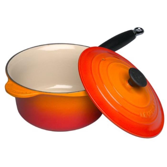 Ківш з кришкою Le Creuset 20 см Помаранчевий Ківш з кришкою Le Creuset 20 см Помаранчевий