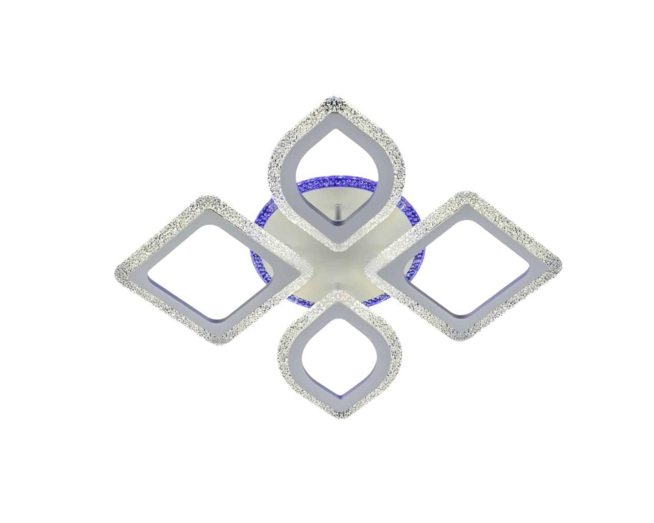 Люстра светодиодная с пультом Valeso V 3207-2+2C WH