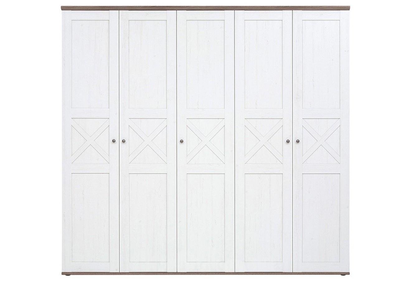 Шафа 5-дверна Гербор Тіна 242х60х225 Сосна каньон/Дуб сонома трюфель (76944) Шафа 5-дверна Гербор Тіна 242х60х225 Сосна каньон/Дуб сонома трюфель (76944)