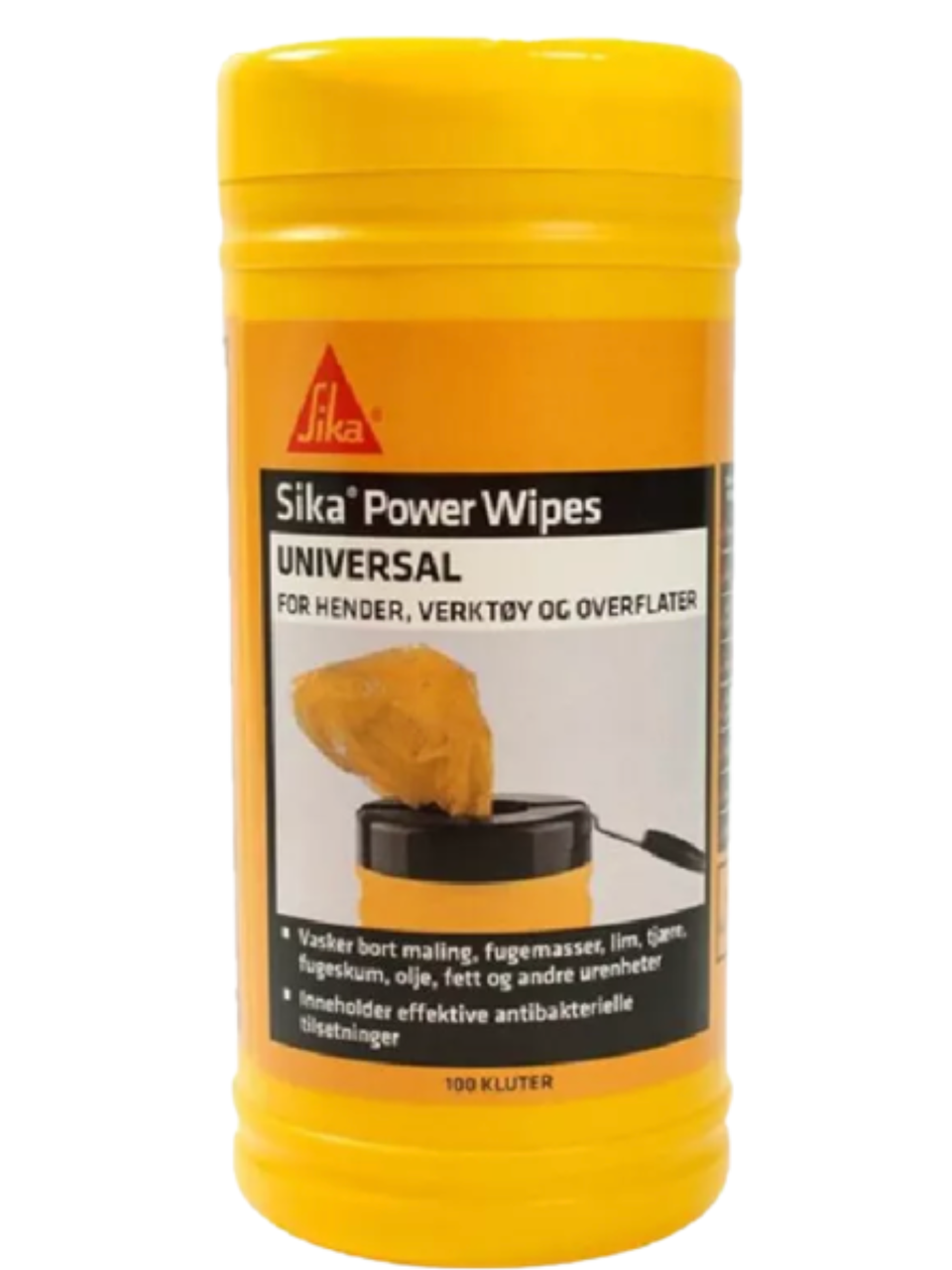 Салфетки Sika Power Wipes для очищения рук и инструментов 100 шт. (534750)