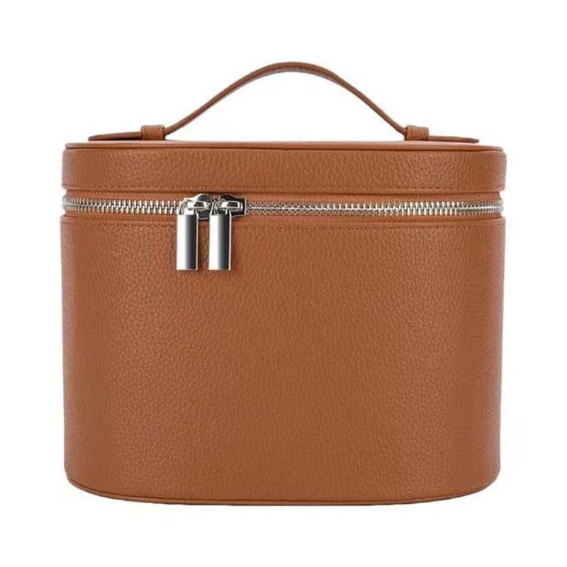 Косметичка женская Lesko #5968 каркасная Brown (37275056)