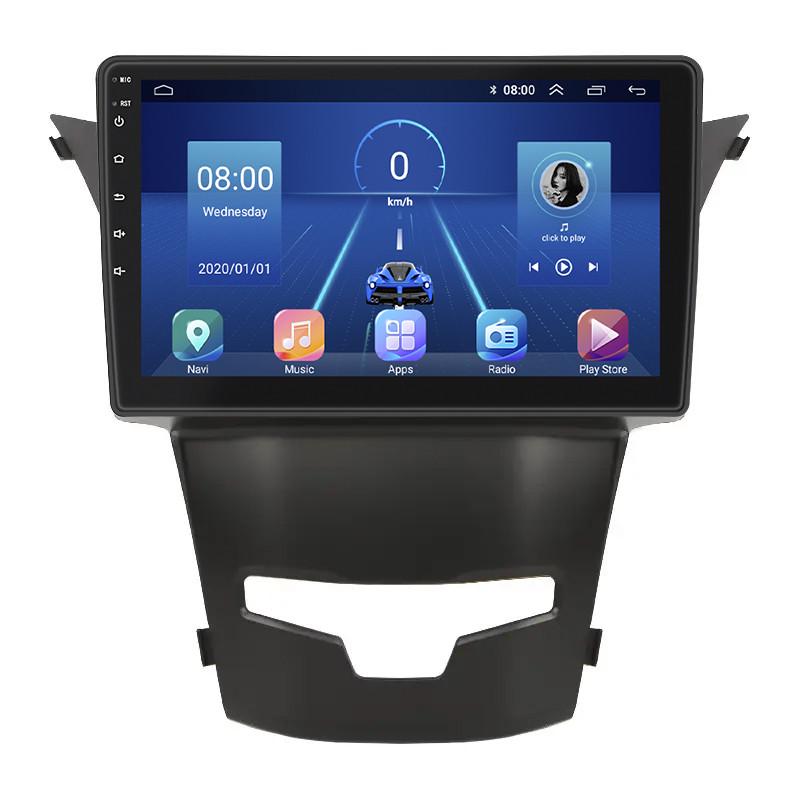 Автомагнитола штатная 9" Lesko для SsangYong Korando III Рестайлин 2017 6/128Gb 4G/Wi-Fi/GPS