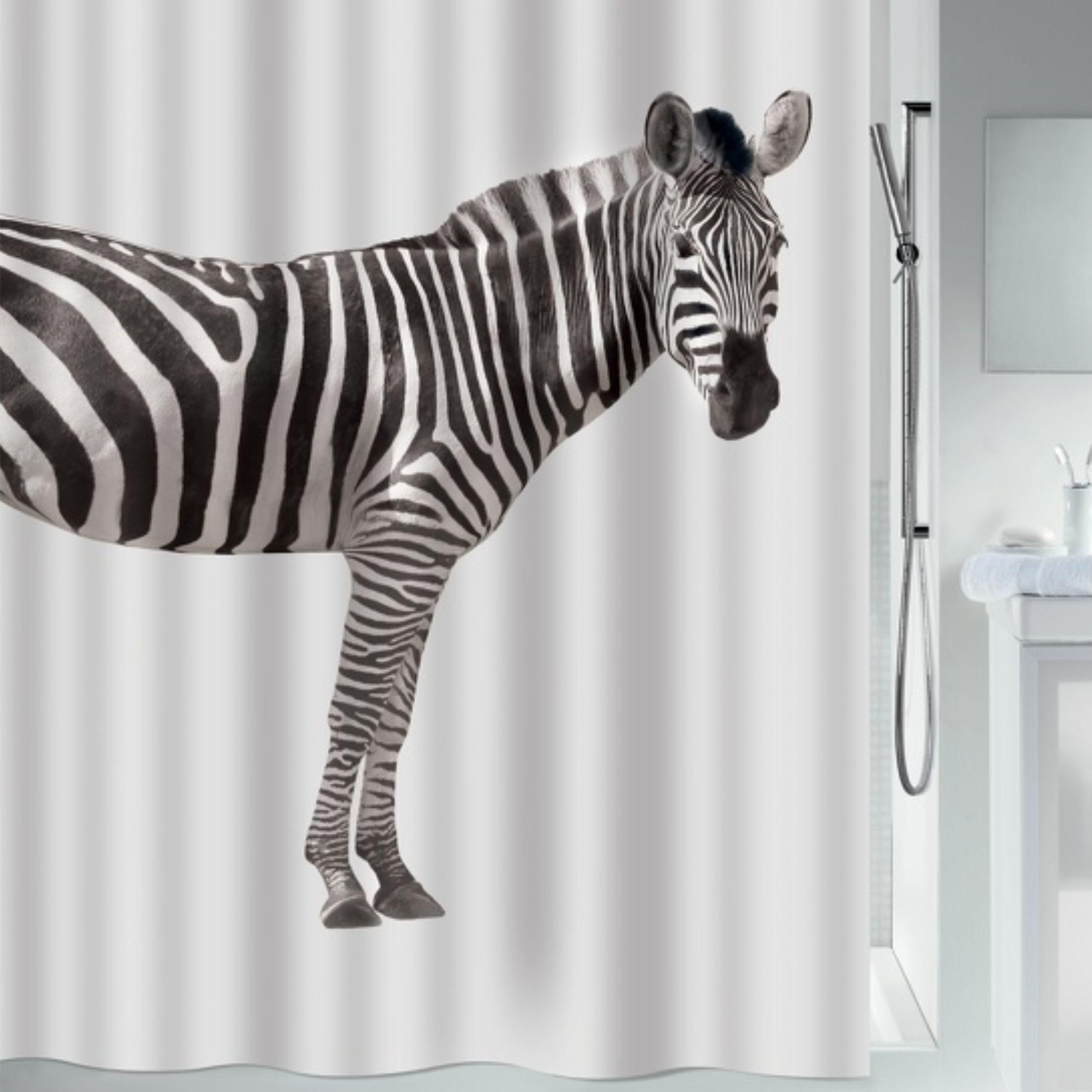 Шторка для ванной комнаты Spirella 10.11554 ZEBRA 180x200 см