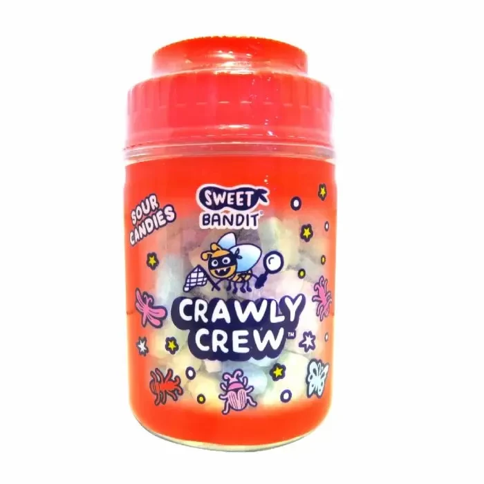 Цукерки кислі Sweet Bandit Crawly Crew Sour Candies 70 г Полуниця (1715669975)