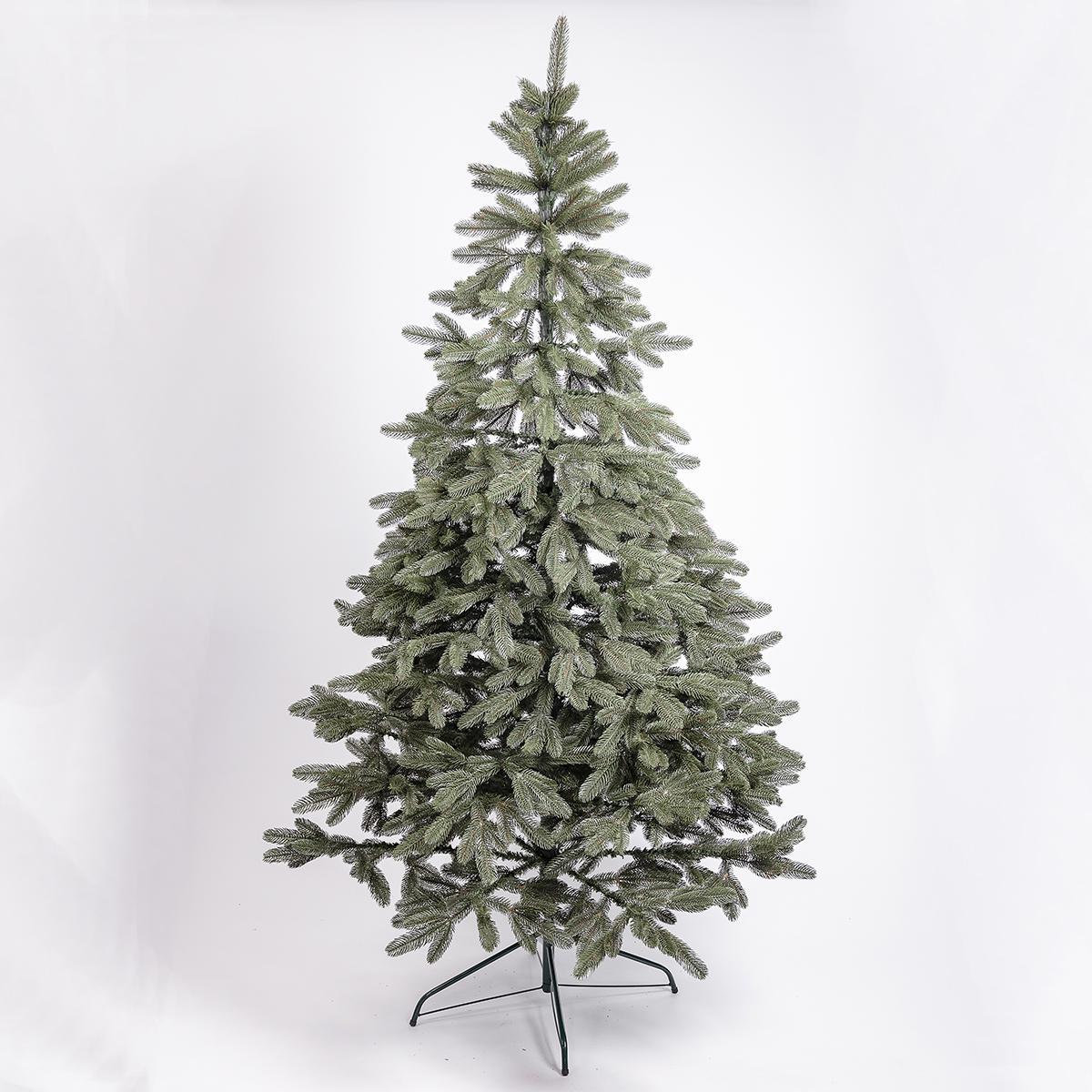 Штучна ялинка лита Буковельська V28 з металевою підставкою 2,10 м Зелений (NYT15017) - фото 6