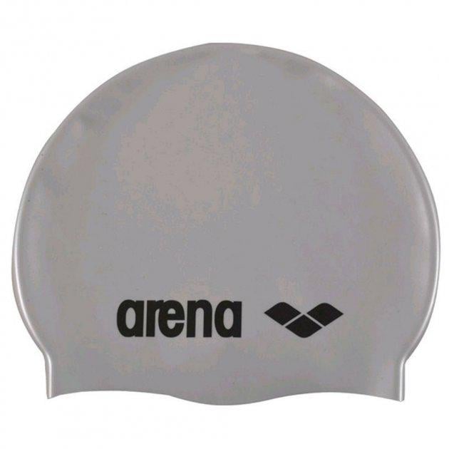 Шапочка для плавання Arena Classic Silicone JR Сірий (91670-051)
