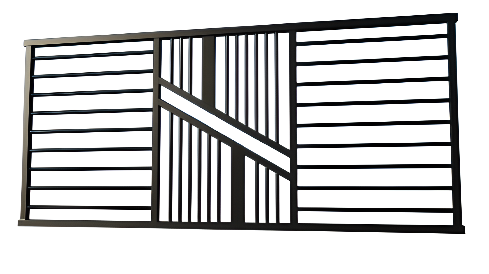Забор секционный металлический порошковая покраска 1200х2000 мм