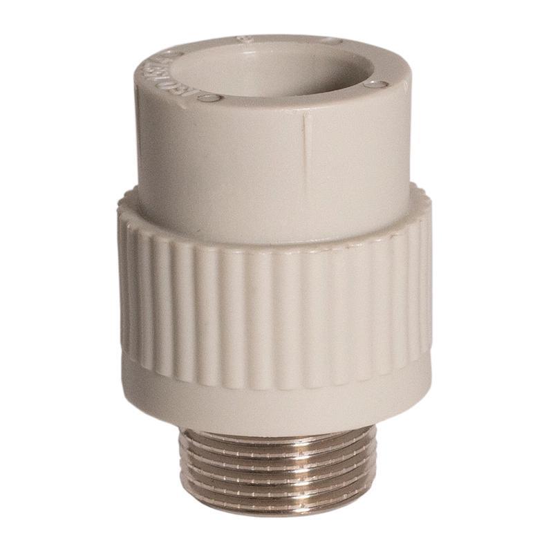 Муфта REIGER PP-R с наружной резьбой 25 ммх3/4" (TU-19679)