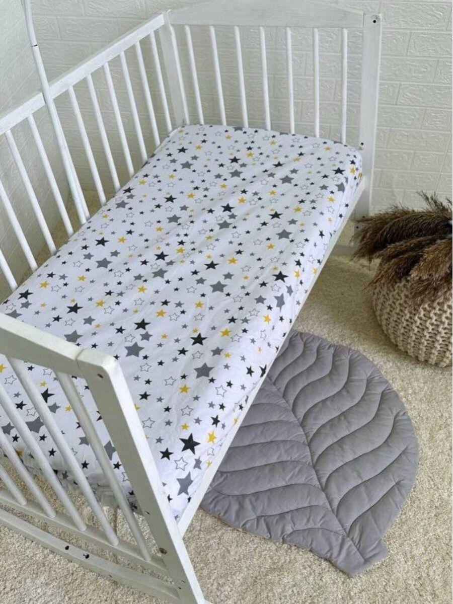 Простирадло дитяче на гумці 120х60 см (7711)